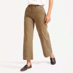 Everlane The Wide-Leg Crop Pant Size 4 in Ochre